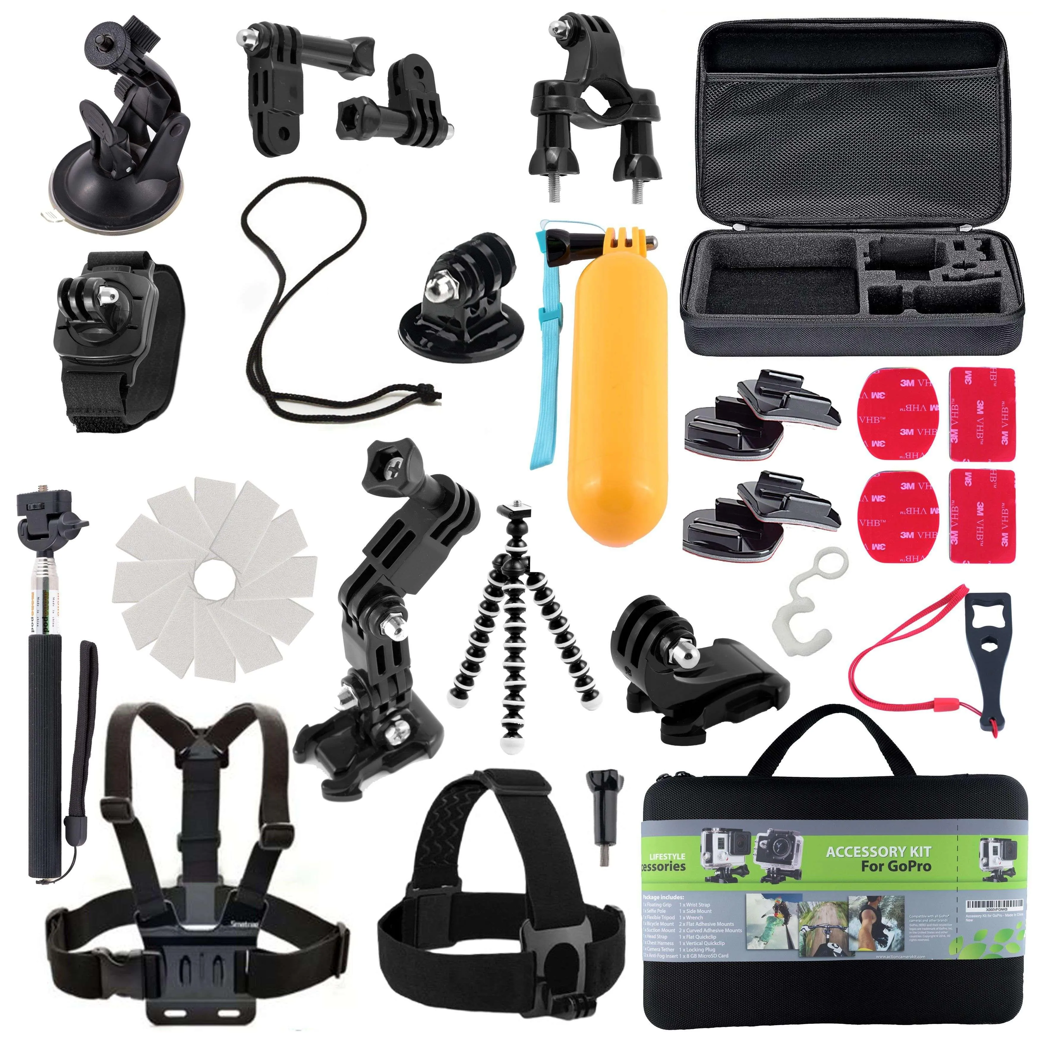 31 Piece Action Camera Kit - Pack of 6