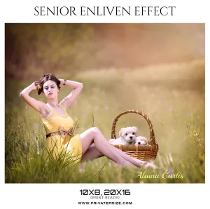 Alaina Curtis - Senior Enliven Effect  Photoshop Template