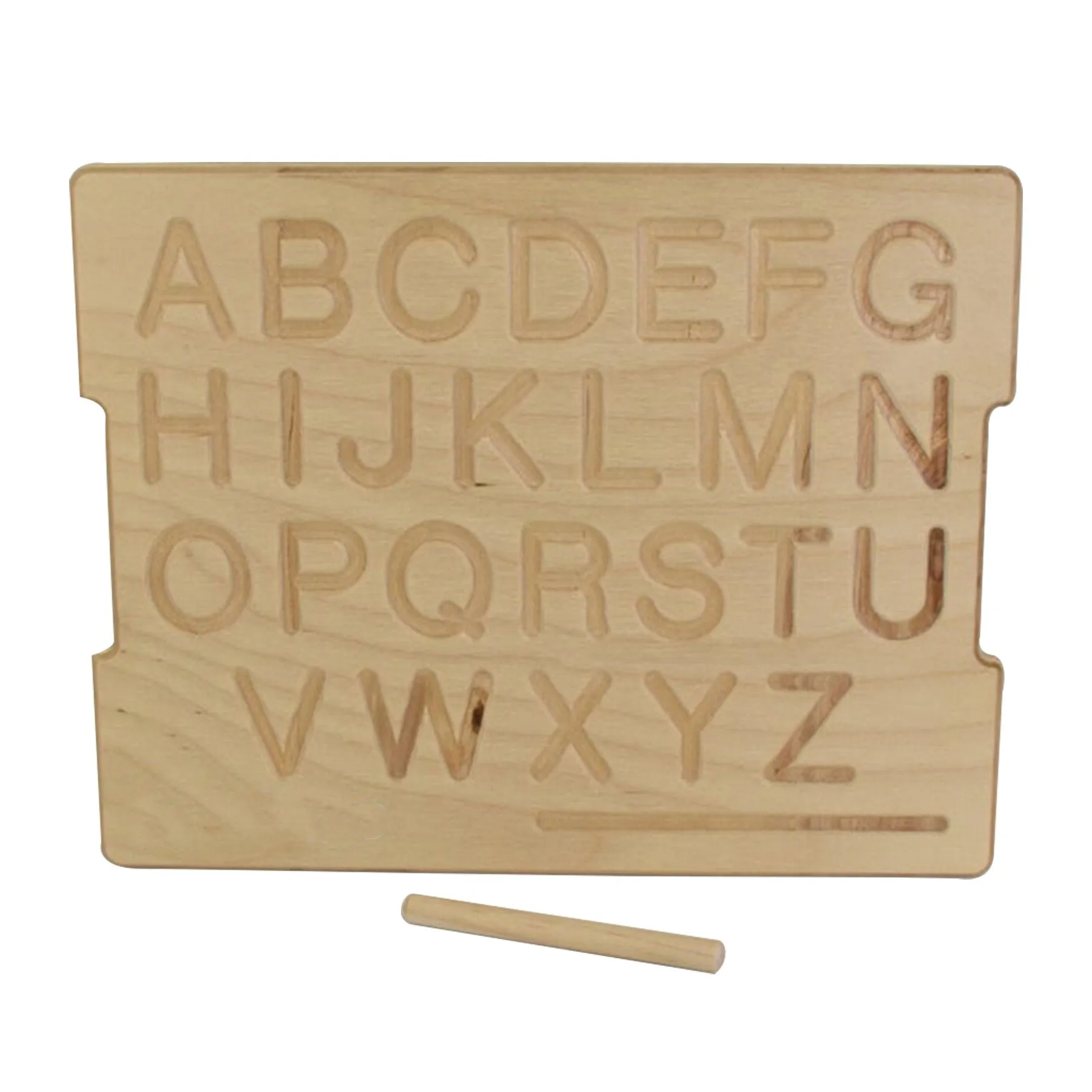 AmericanElm Alphabet Tracing Boards  ABC Upper case and ABC Lower Case | Wooden Learning Toys for preschoolers