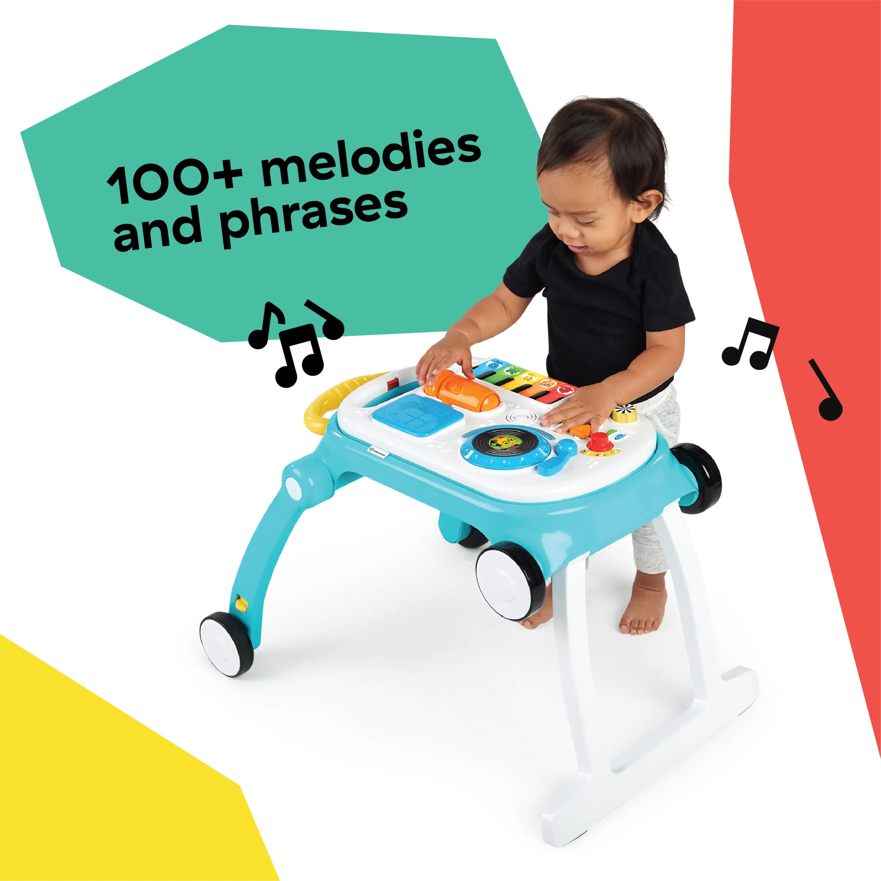 Baby Einstein Musical Mix N Roll 4-in-1 Baby Walker and Activity Table