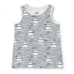 Baby Tank Top - High Seas Navy