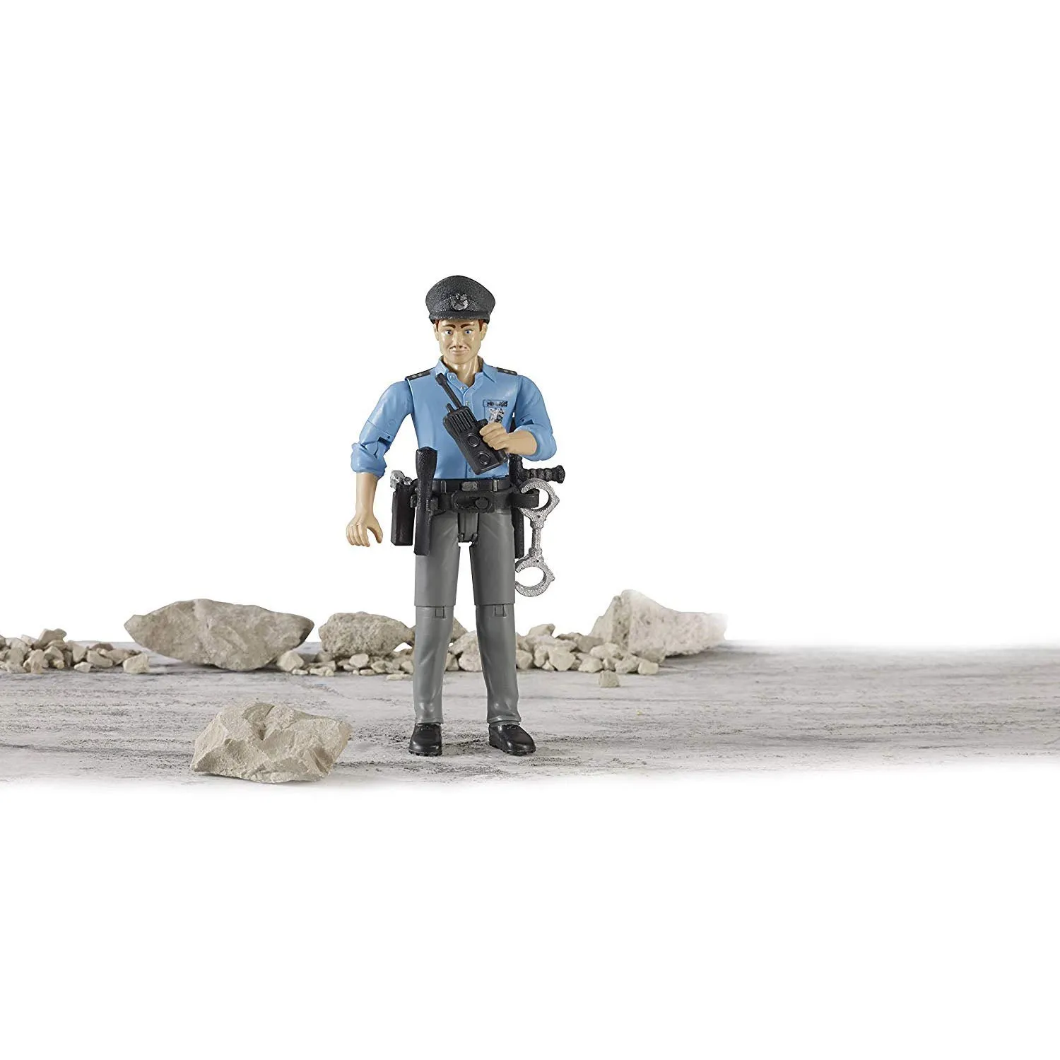 Bruder Policeman Action Figure with Accessories, Light Skin