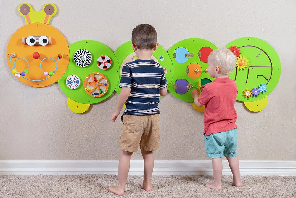 Caterpillar Activity Wall Panels - Interactive Educational Toy for Kids