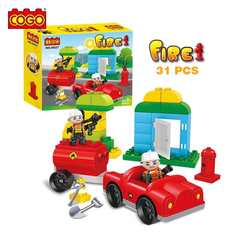 Cogo Firefighting Educational Building Blocks - 31 Pcs