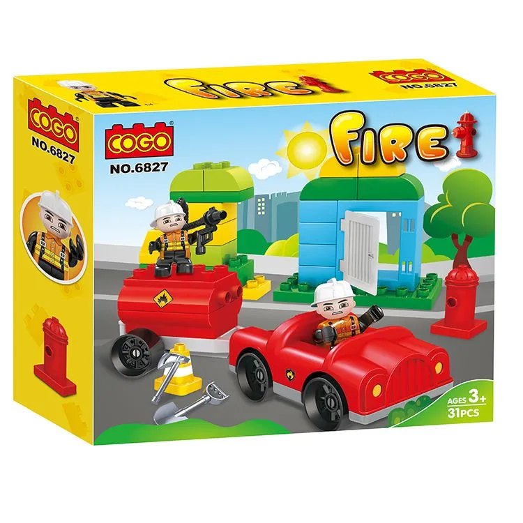 Cogo Firefighting Educational Building Blocks - 31 Pcs