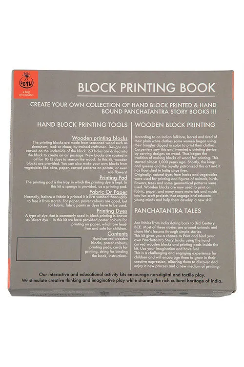 DIY Panchatantra Block Print Kit - Raja aur Bandar