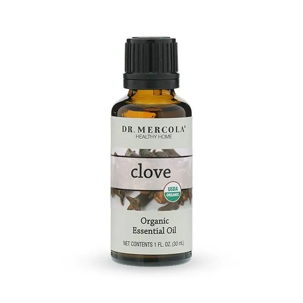 Dr. Mercola Organic Clove Essential Oil 1 oz Oil