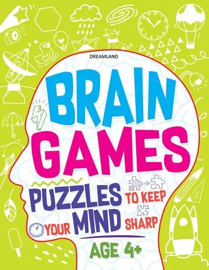 Dreamland Brain Games 2 - An Interactive & Activity Book For Kids (English)