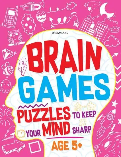 Dreamland Brain Games 3 - An Interactive & Activity Book For Kids (English)