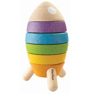 Eco-Friendly Stacking Rocket Toy | Learn Colors & Improve Coordination