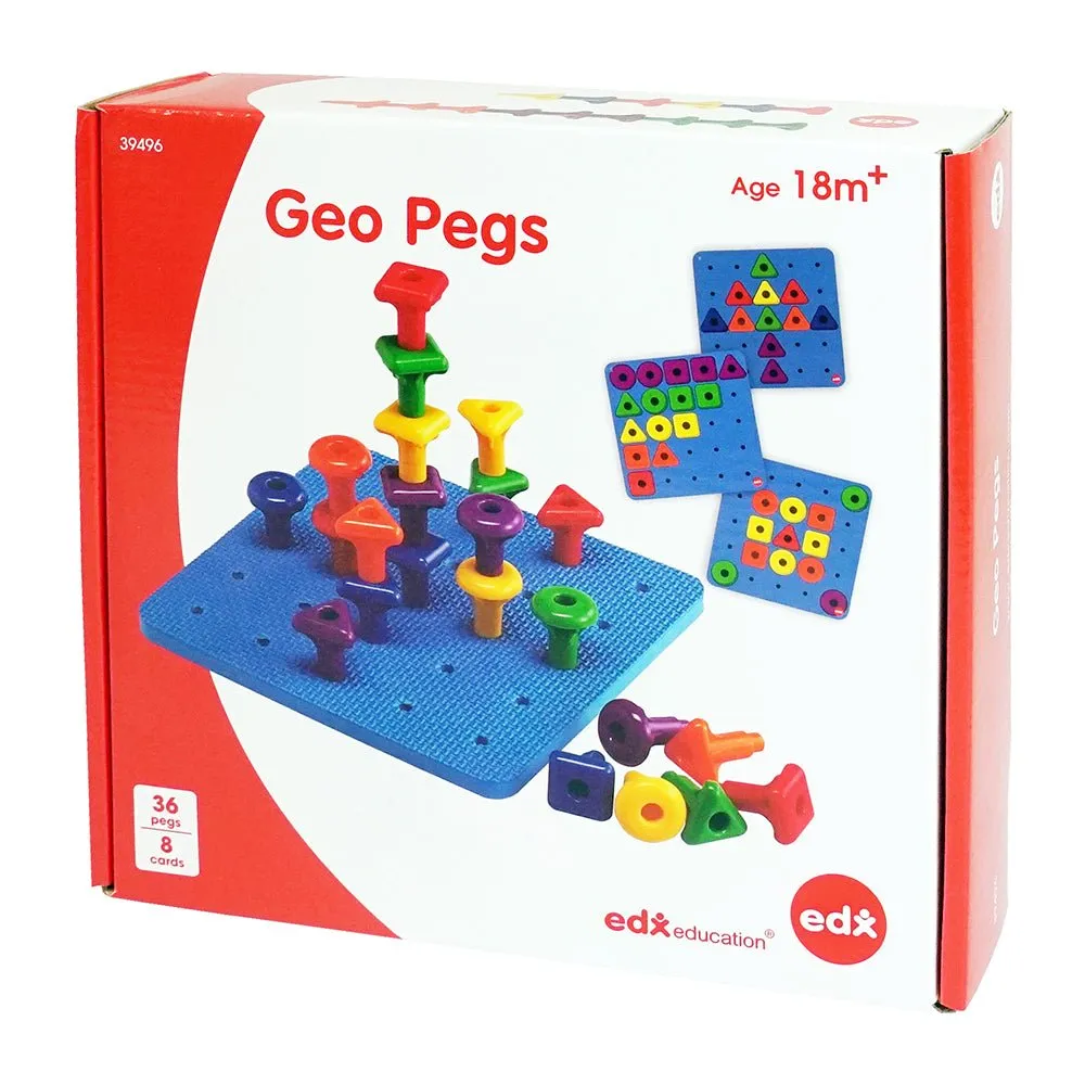 EDX Education Geo pegs and Pegboard Set