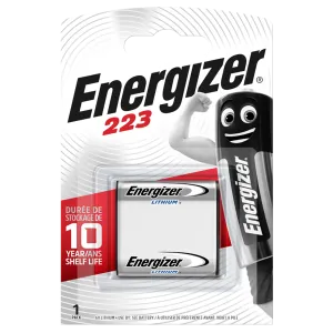 Energizer Battery Lithium 223 - 6V CR - P2 - (Pack of 1)