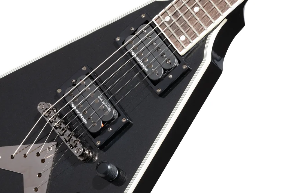 Epiphone Dave Mustaine Flying V Custom Black Metallic