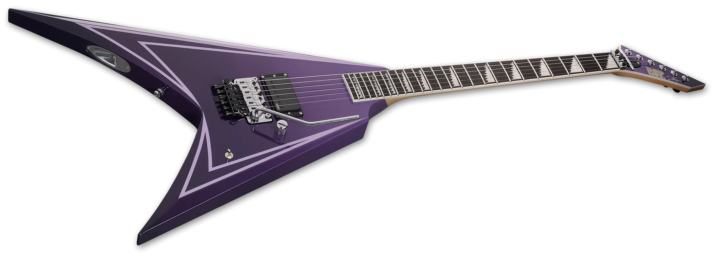 ESP Custom Shop Alexi Laiho Hexed - Purple w/ White Pinstripes