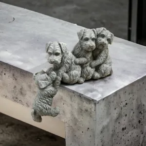 Four Dogs Garden Ornament