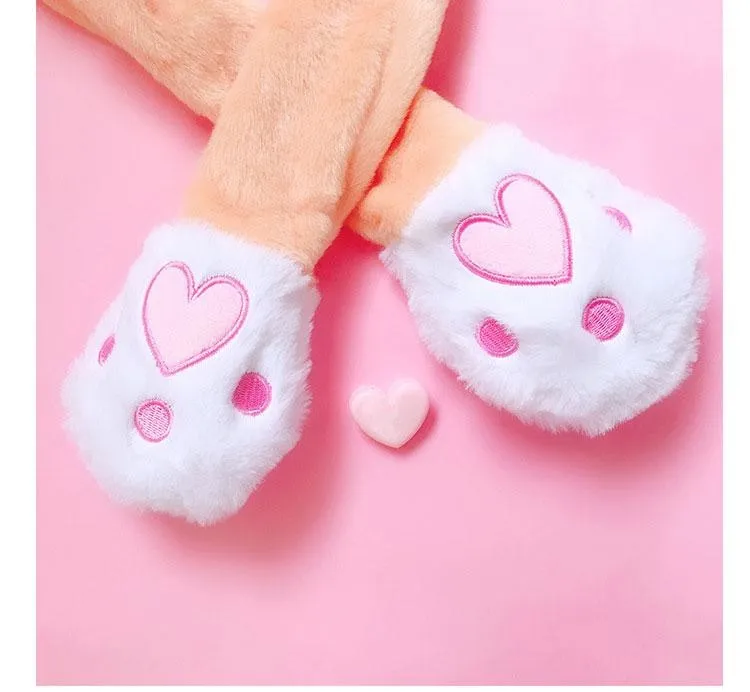 Fuzzy Kawaii Plush Hat