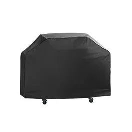 Gas Grill Cover, Black, Large, 65 x 20 x 40-In.