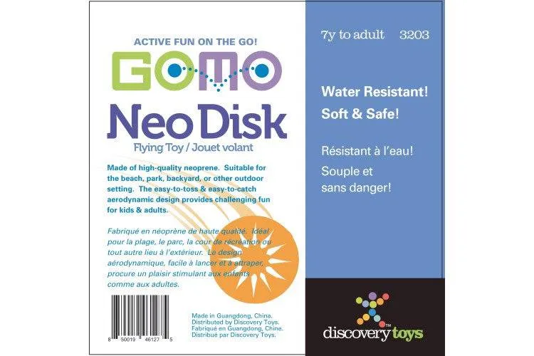 GO-MO NEO DISK Flying Outdoor Toy