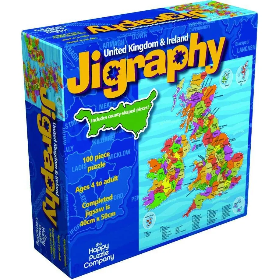 Happy Puzzle Jigraphy UK Map