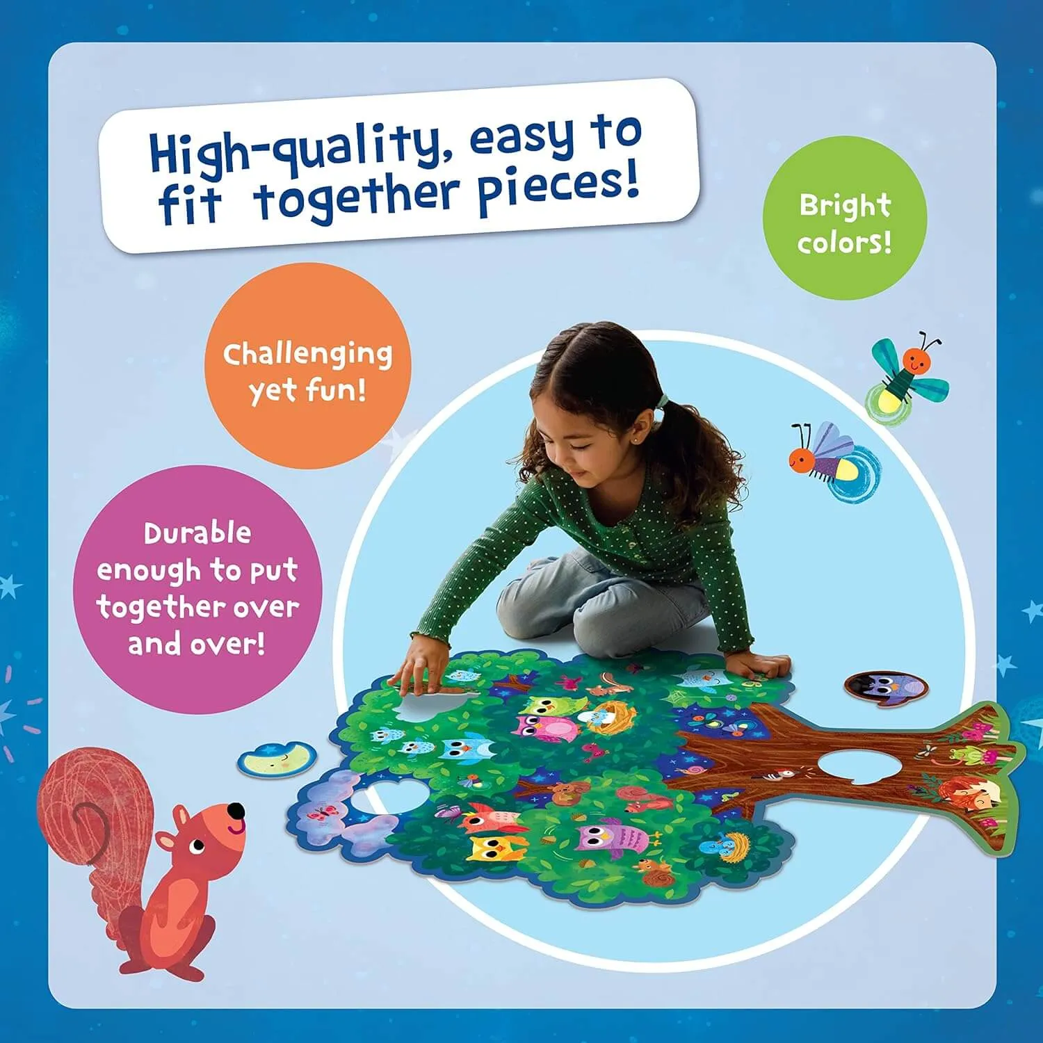 Hoot Owl Hoot Giant Floor Jigsaw Puzzle