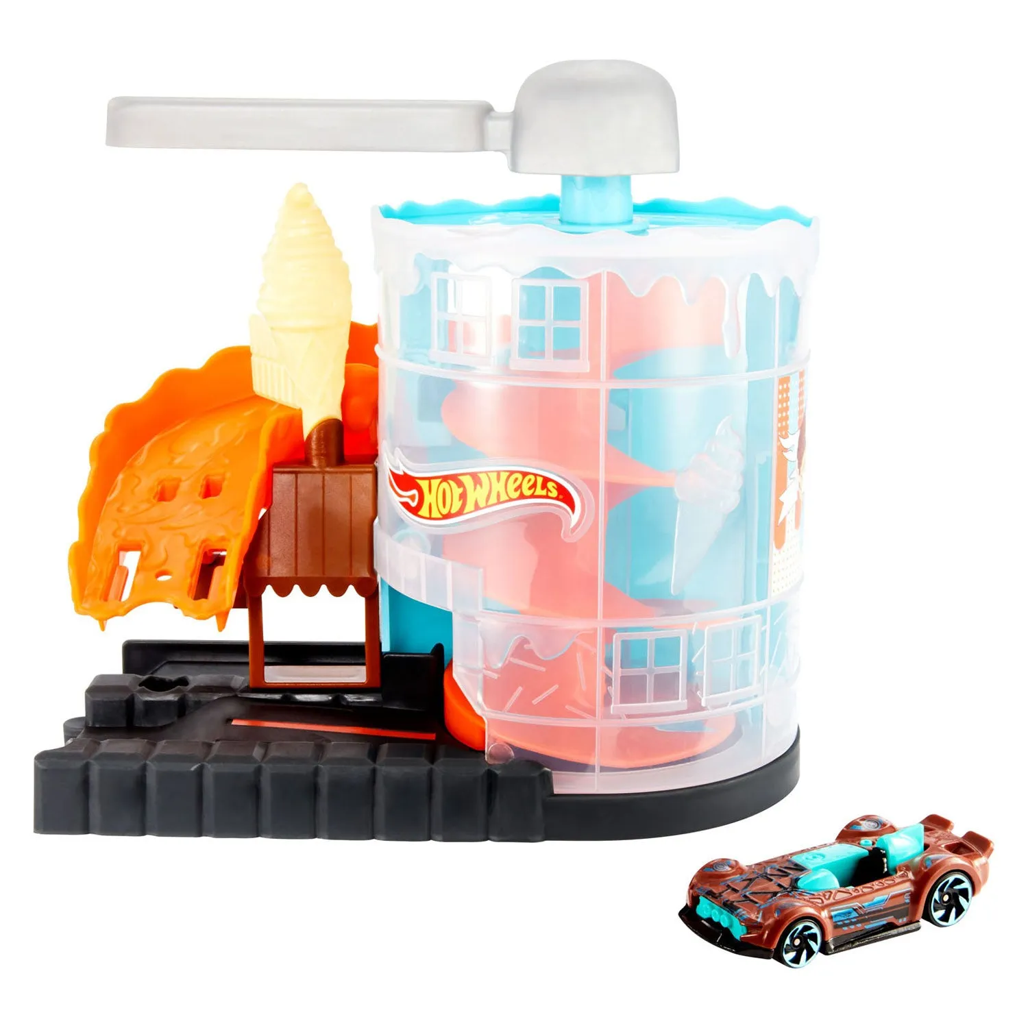 Hot Wheels City - Ice Cream Panic in the City Playset