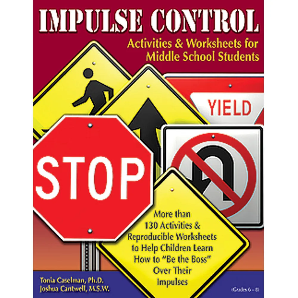 Impulse Control Book Middle School with CD