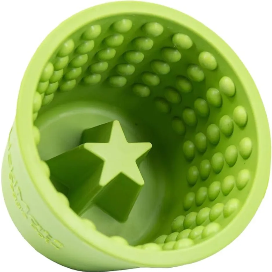 Innovative Pet Products Lickimat Yogie Mat Treat Dispenser Green for Dogs