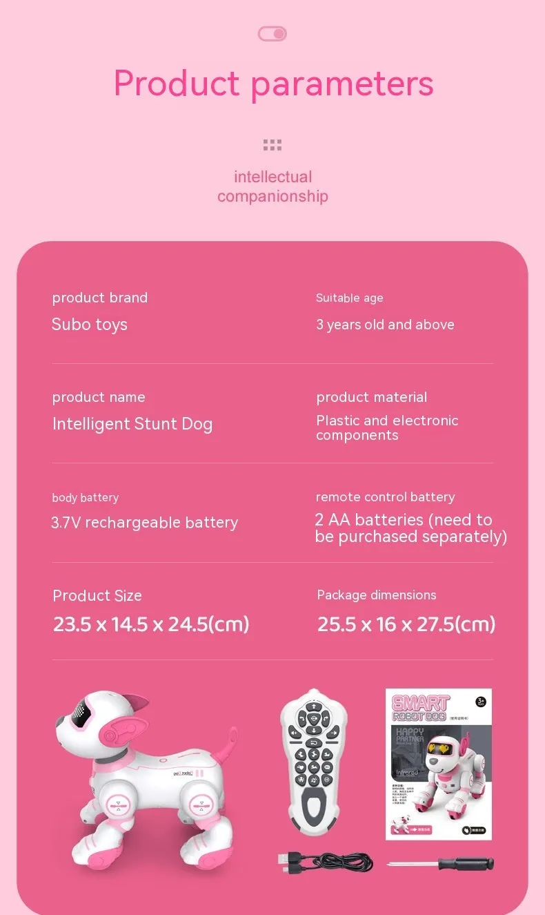 Intelligent Remote Control Robot Dog