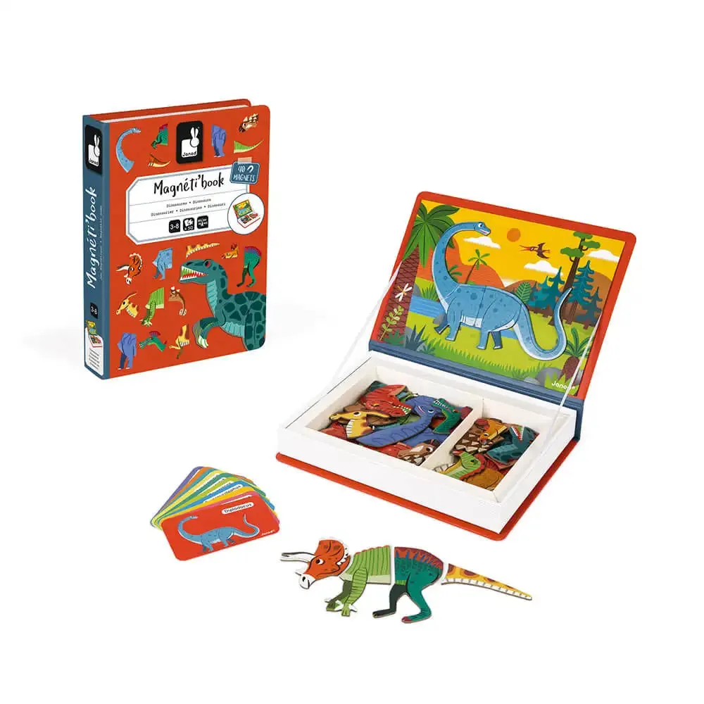 Janod Magneti'Book Dinosaurs