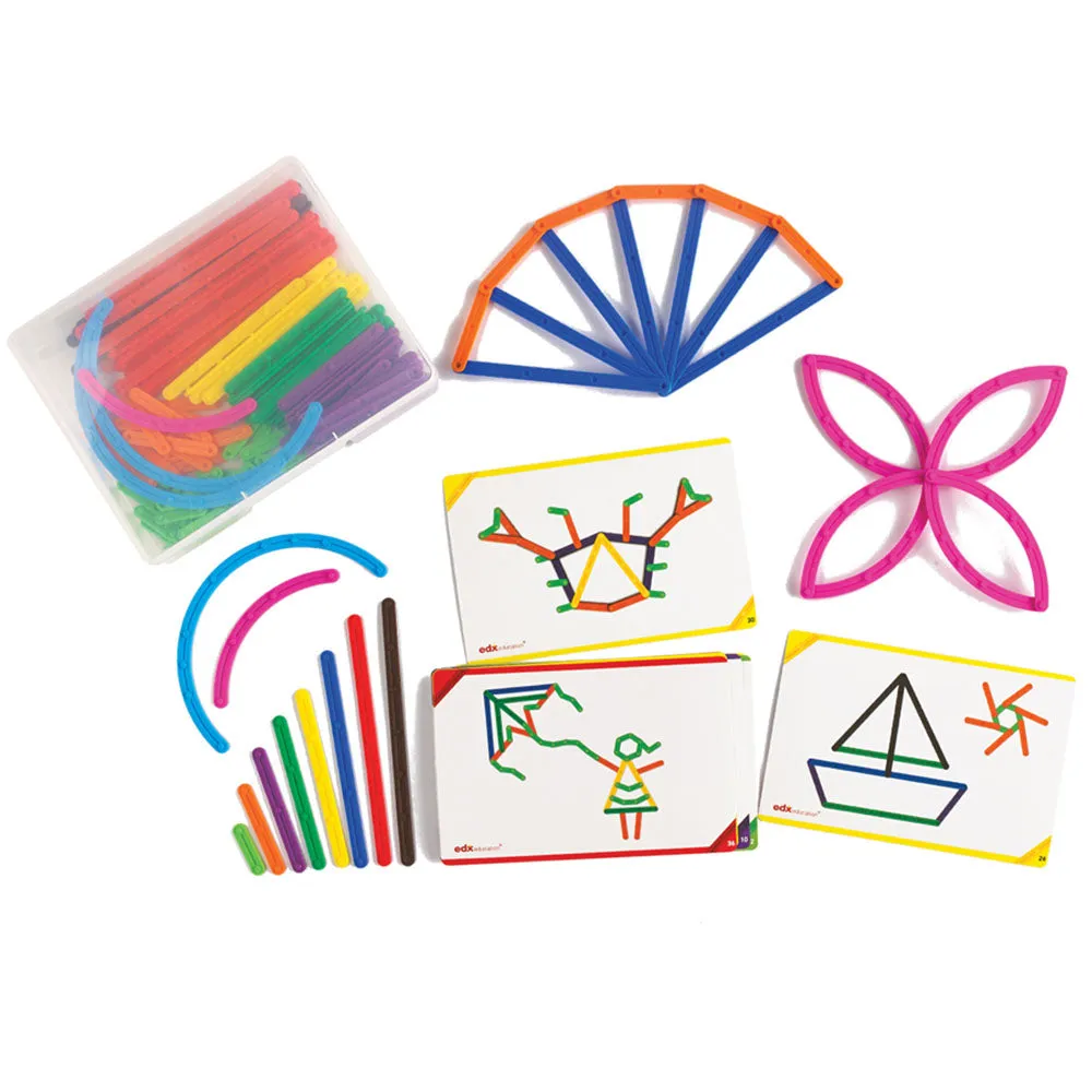 Junior Geostix Set with 30 Activity Cards 230pc