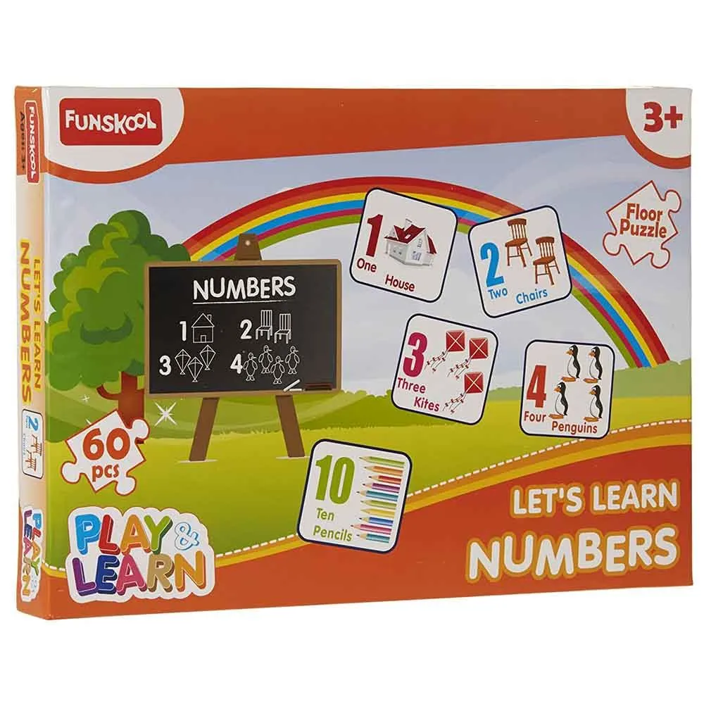 LETS LEARN NUMBERS PUZZLE