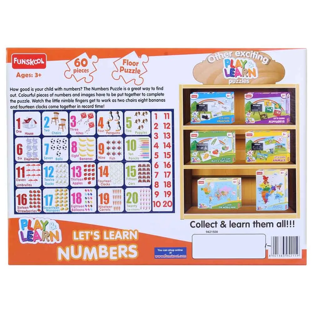 LETS LEARN NUMBERS PUZZLE