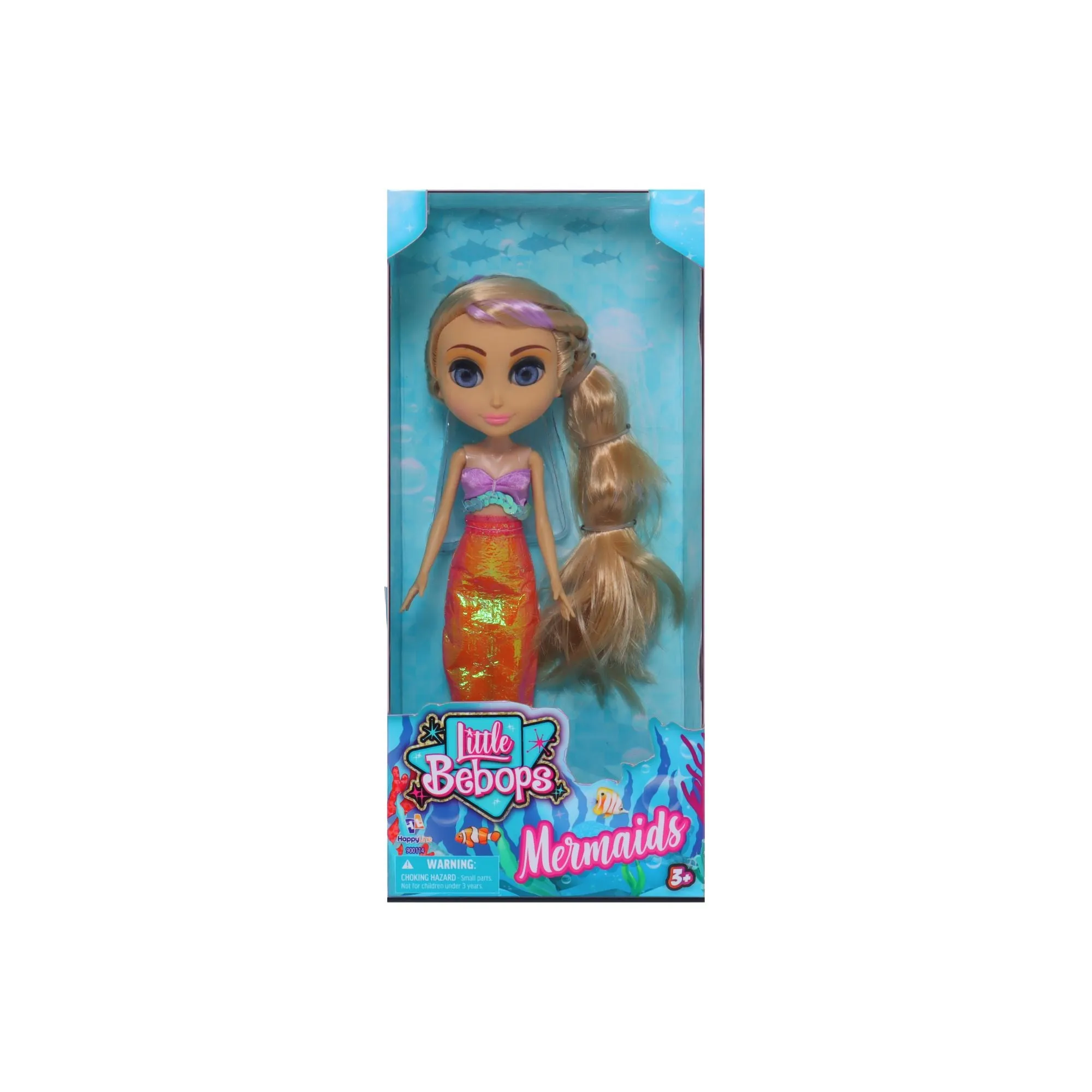 Little Bebops 25cm Doll Mermaids Assorted Styles