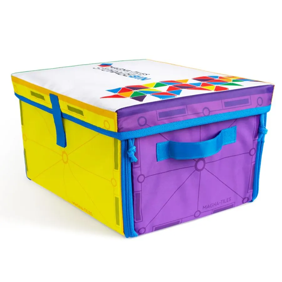 Magna-Tiles - Storage Bin and Interactive Play Mat