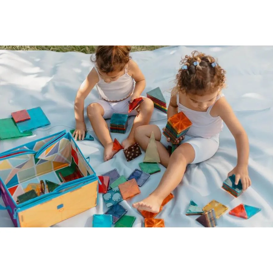 Magna-Tiles - Storage Bin and Interactive Play Mat