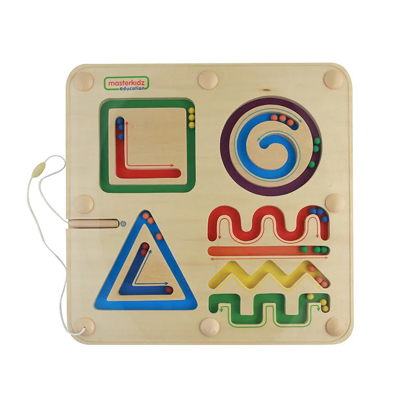 Magnetic Sliding Maze in Lines and Shapes