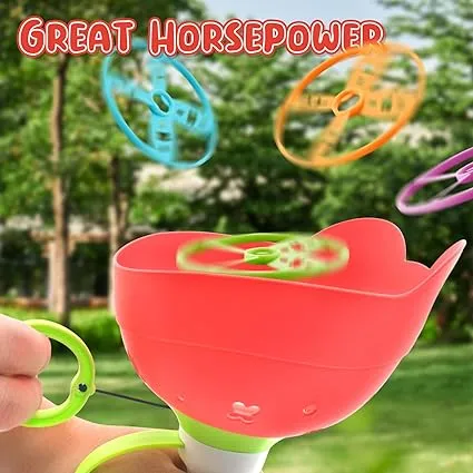 Manual Handheld Flying Saucer Game Toy