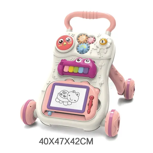 Multi-functional Baby Musical Learner Walker - Pink