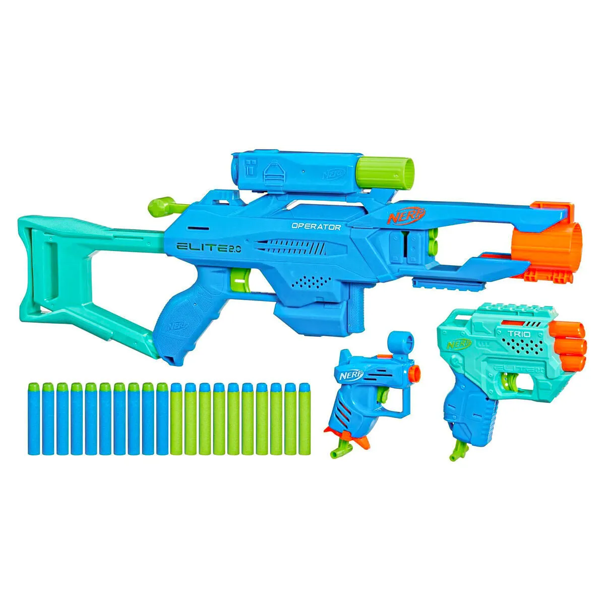 Nerf Elite 2.0 Tactical Pack Foam Dart Blasters