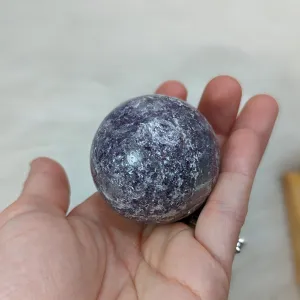 ONE Calming, Sparkling Lepidolite Sphere ~ Size 1