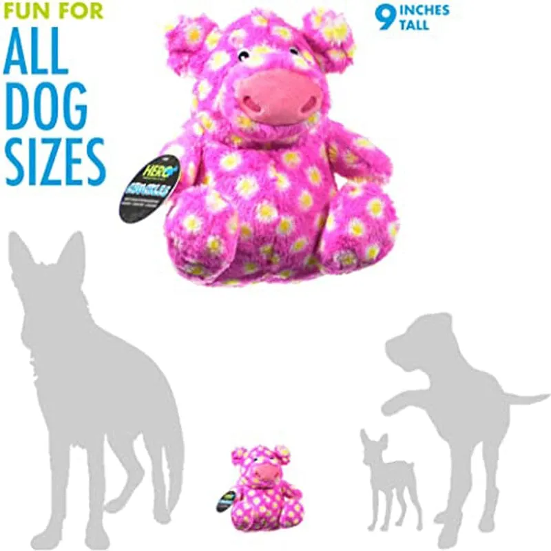 Pig Plush Dog Toy