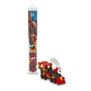 Plus Plus 100 Piece Train Jigsaw Tube