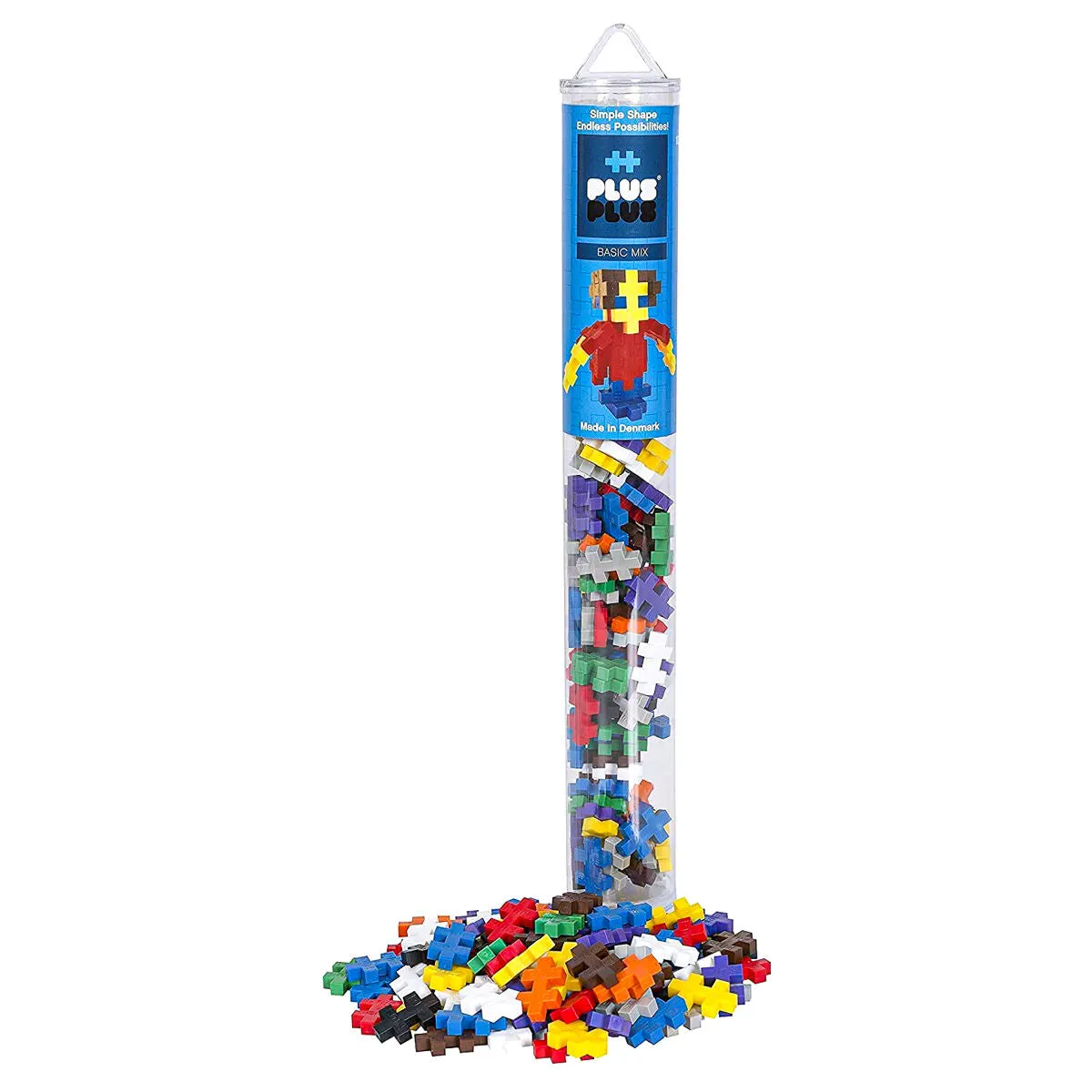 Plus-Plus Basic Mix Building Set 100 Piece Tube