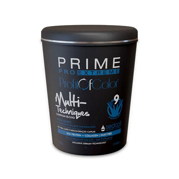 Prime Pro Extreme Profit of Color Multi Techniques Bleaching Powder 500g / 17.63 fl oz