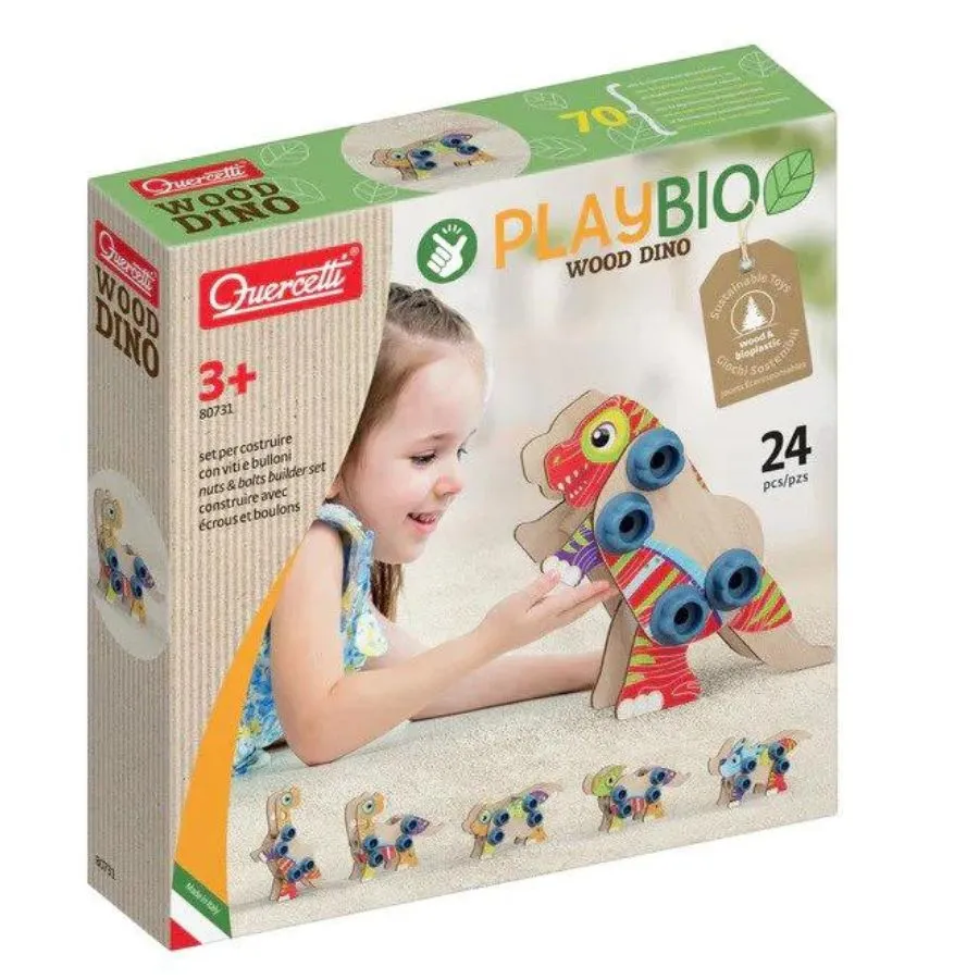 Quercetti - Play Bio Wood Dino