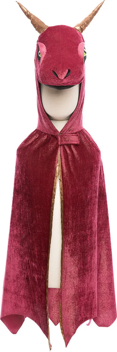 Red & Copper Starry Night Dragon Cape Size 7-8