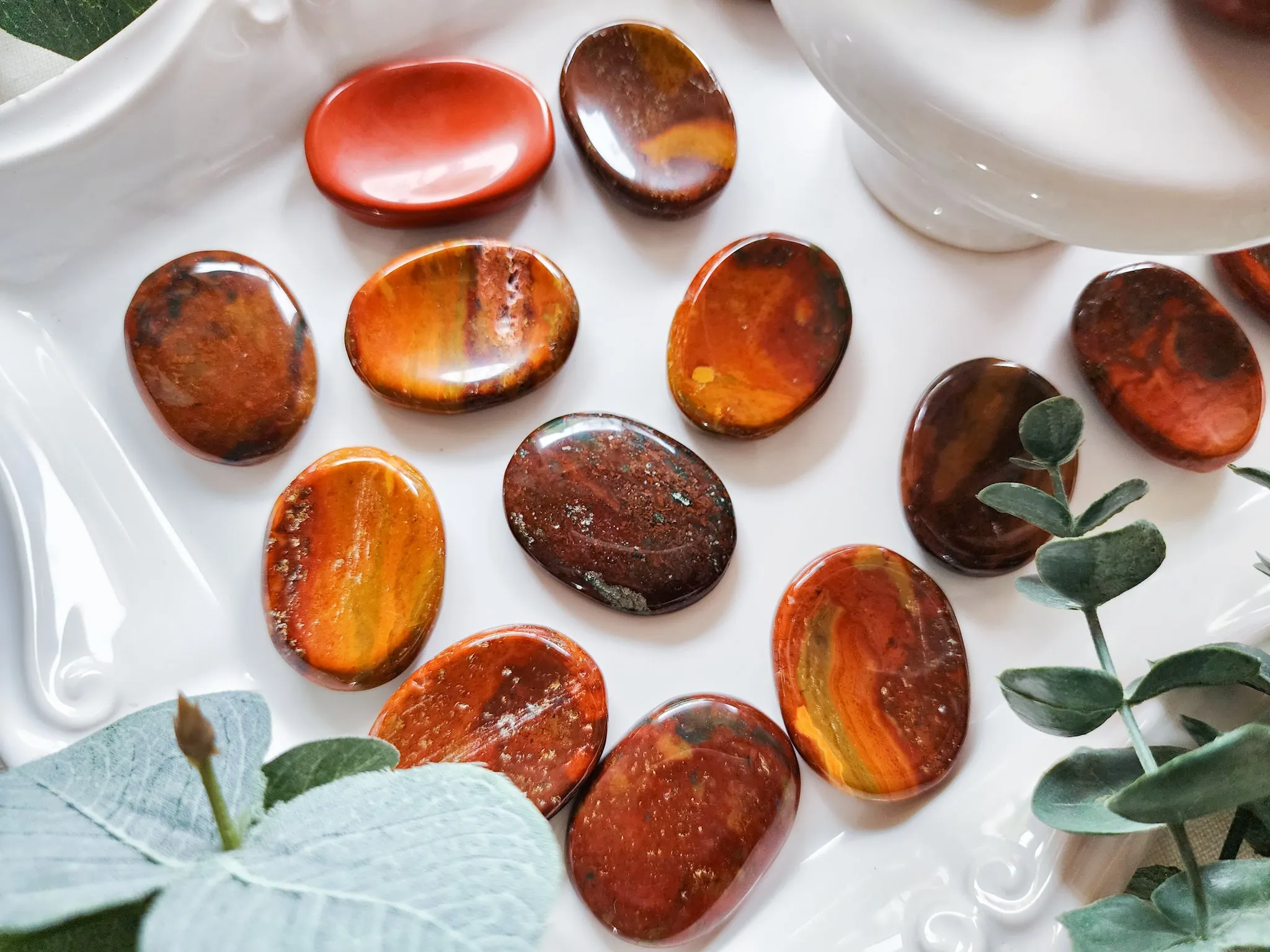 Red Jasper Mini Worry Stone