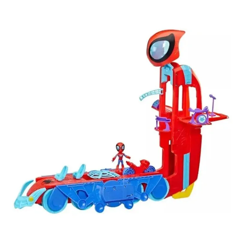 Spidey And His Amazing Friends Spider Crawl-R 2-in-1 Headquarters Playset