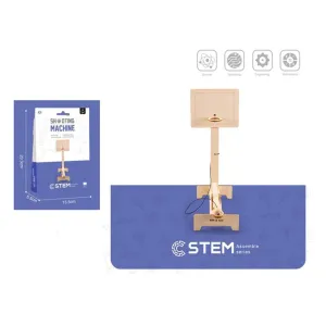 STEM DIY Wooden Shooting Machine Scientific Kit