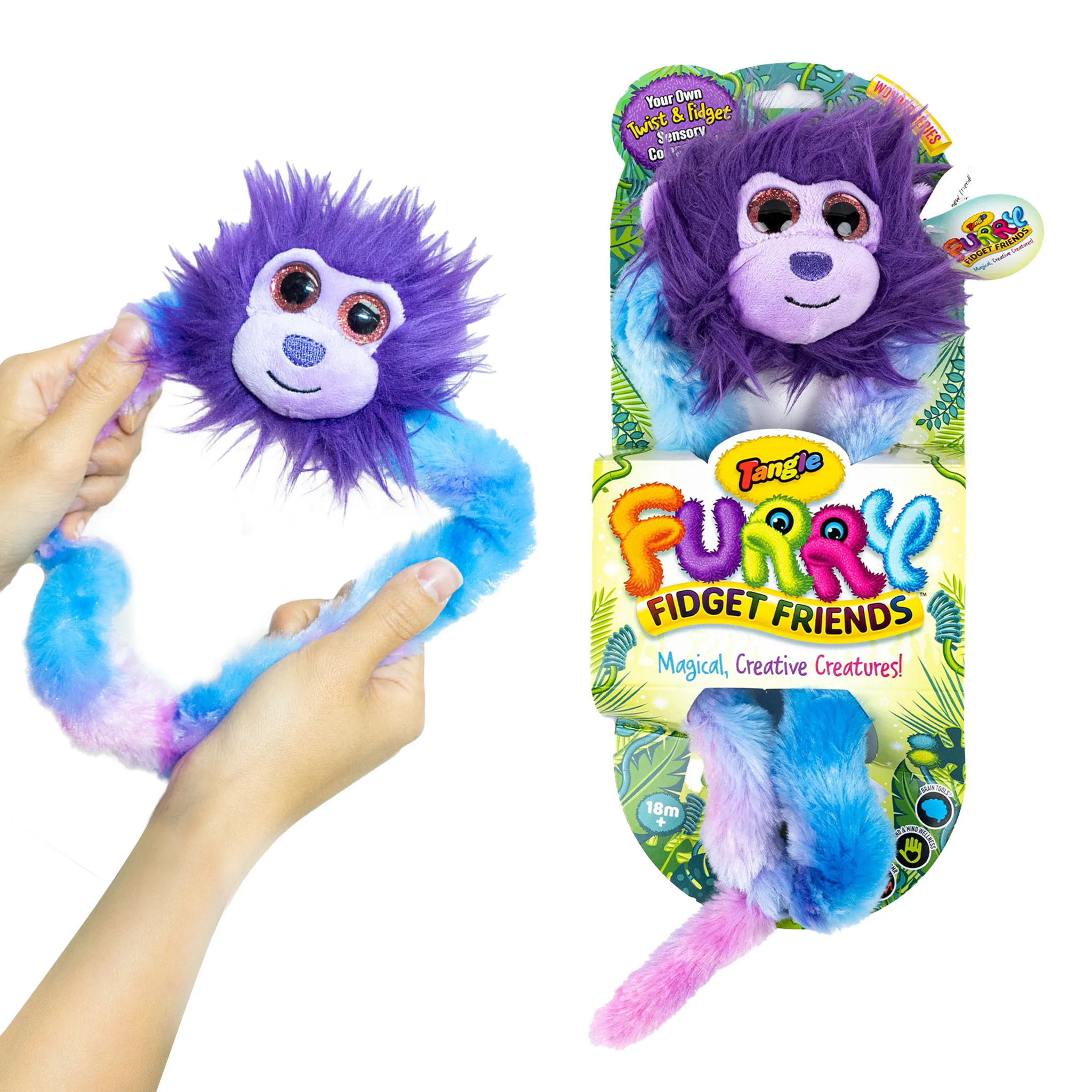 Tangle® Furry Fidget Friends Zonk